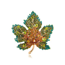 Load image into Gallery viewer, Crystal Maple Brooch High Simple Chest Accessories