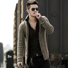 Load image into Gallery viewer, Men's sweater cardigan long sleeve cardigan sweater jacket J281-2