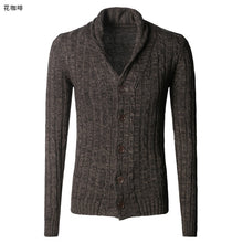Load image into Gallery viewer, Men's sweater cardigan long sleeve cardigan sweater jacket J281-2
