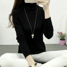 Load image into Gallery viewer, Women Turtleneck Winter Sweater Women 2020 Long Sleeve Knitted Women Sweaters And Pullovers Female Jumper Tricot Tops LY571