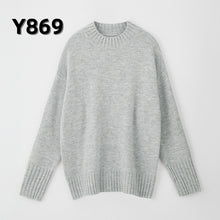 Load image into Gallery viewer, Aachoae Autumn Winter Women Knitted Turtleneck Cashmere Sweater 2020 Casual Basic Pullover Jumper Batwing Long Sleeve Loose Tops