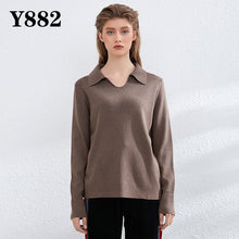 Load image into Gallery viewer, Aachoae Autumn Winter Women Knitted Turtleneck Cashmere Sweater 2020 Casual Basic Pullover Jumper Batwing Long Sleeve Loose Tops