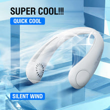 Load image into Gallery viewer, Mini Portable Bladeless Neck Fan Rechargeable Air Cooler Cooling Fan Wearable Neckband Leafless Hanging Sports Fans