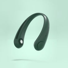 Load image into Gallery viewer, Mini Portable Bladeless Neck Fan Rechargeable Air Cooler Cooling Fan Wearable Neckband Leafless Hanging Sports Fans