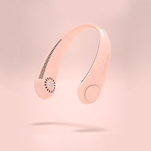 Load image into Gallery viewer, Mini Portable Bladeless Neck Fan Rechargeable Air Cooler Cooling Fan Wearable Neckband Leafless Hanging Sports Fans