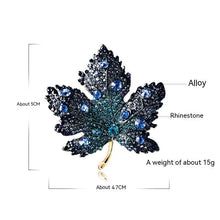 Load image into Gallery viewer, Crystal Maple Brooch High Simple Chest Accessories
