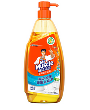 Load image into Gallery viewer, Mr Muscle Multi-purpose Sea Salt Antibacterial Dishwashing Liquid (Lime Fresh Fragrance) 960g [New and old packaging random delivery]
