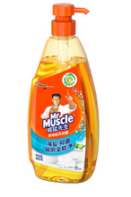 Load image into Gallery viewer, Mr Muscle Multi-purpose Sea Salt Antibacterial Dishwashing Liquid (Lime Fresh Fragrance) 960g [New and old packaging random delivery]
