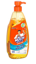 Load image into Gallery viewer, Mr Muscle Multi-purpose Sea Salt Antibacterial Dishwashing Liquid (Lime Fresh Fragrance) 960g [New and old packaging random delivery]
