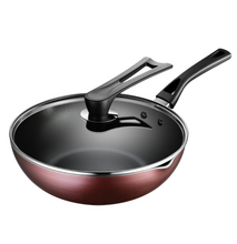 Load image into Gallery viewer, ASD Fire Longan Deep Type Smoke-free Non-stick Steak Frying Pan Wok Pan WG8328E 28cm
