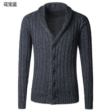 Load image into Gallery viewer, Men&#39;s sweater cardigan long sleeve cardigan sweater jacket J281-2
