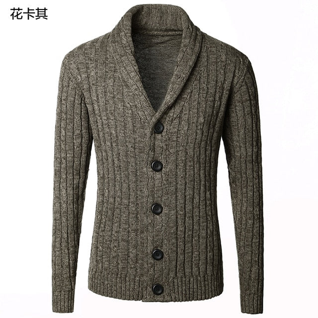 Men's sweater cardigan long sleeve cardigan sweater jacket J281-2