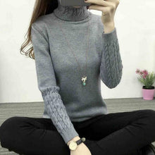 Load image into Gallery viewer, Women Turtleneck Winter Sweater Women 2020 Long Sleeve Knitted Women Sweaters And Pullovers Female Jumper Tricot Tops LY571
