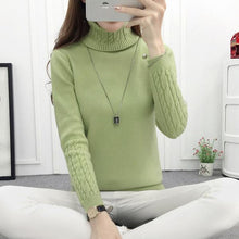 Load image into Gallery viewer, Women Turtleneck Winter Sweater Women 2020 Long Sleeve Knitted Women Sweaters And Pullovers Female Jumper Tricot Tops LY571
