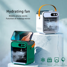 Load image into Gallery viewer, New Portable Air Conditioning USB Air Cooler Mini Fan Mobile Humidification 2400 MAh Portable Water Cooled Hom Air Conditioning
